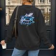 Baseball Sons Baseball Moms Squad Women's Sweatshirt Back Print
