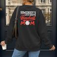 Somebody's Loud Mouth Baseball Mom Mama Women's Sweatshirt Back Print Somebody's Loud Mouth Baseball Mom Mama Women's Sweatshirt Back Print