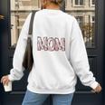 Baseball Mom Cute Baseball Mama Proud Senior Baseball Player Premium Women's Sweatshirt Back Print