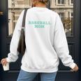 In My Baseball Mom Era Tee Game Day Baseball Mom Life Women's Sweatshirt Back Print