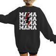 Baseball Mama Baseball Mom Women's Sweatshirt Back Print