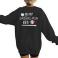 Baseball Mom 2024 In My Baseball Mom Era Gameday Women's Sweatshirt Back Print