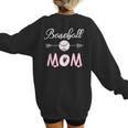 Baseball Mom Birthday Sport Baseball Sport Matching Family Women's Sweatshirt Back Print Baseball Mom Birthday Sport Baseball Sport Matching Family Women's Sweatshirt Back Print