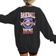 Baseball Mom Loud & Proud Since 1976 Women's Sweatshirt Back Print
