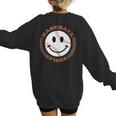 Baseball Vibes Baseball Mom Women's Sweatshirt Back Print