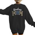 Bowling Mom Dance Mom Baseball Mom Mother Day Women's Sweatshirt Back Print
