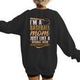 I`m a Baseball Mom Just Like a Normal Mom Except Much Cooler Women's Sweatshirt Back Print I`m a Baseball Mom Just Like a Normal Mom Except Much Cooler Women's Sweatshirt Back Print