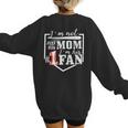 I'm Not Just His Mom I'm His One Fan Proud Baseball Mom Women's Sweatshirt Back Print I'm Not Just His Mom I'm His One Fan Proud Baseball Mom Women's Sweatshirt Back Print