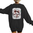 Loud Proud Baseball Mom Mommy Women's Sweatshirt Back Print Loud Proud Baseball Mom Mommy Women's Sweatshirt Back Print