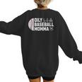Oily Baseball Momma Essential Oils Meme For Oils Mom Women's Sweatshirt Back Print Oily Baseball Momma Essential Oils Meme For Oils Mom Women's Sweatshirt Back Print