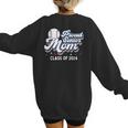 Proud Senior Mom Class Of 2024 Baseball Mom Graduate School Women's Sweatshirt Back Print