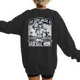 So God Made A Baseball Mom Baseball Player Women's Sweatshirt Back Print So God Made A Baseball Mom Baseball Player Women's Sweatshirt Back Print