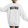 Baseball Mama Rocks Lightning Baseball Mom Mother's Day Women's Sweatshirt Back Print Baseball Mama Rocks Lightning Baseball Mom Mother's Day Women's Sweatshirt Back Print