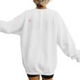 Baseball Mom Leopard Game Day Women's Sweatshirt Back Print