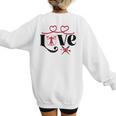 Baseball Softball Baseball Mom LOVE Baseball Women's Sweatshirt Back Print Baseball Softball Baseball Mom LOVE Baseball Women's Sweatshirt Back Print