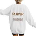 My Favorite T-Ball Player Calls Me Mom Baseball Mom Tee Ball Women's Sweatshirt Back Print My Favorite T-Ball Player Calls Me Mom Baseball Mom Tee Ball Women's Sweatshirt Back Print