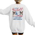 I’m A Baseball Mom Of Course I Know More Than The Coach Women's Sweatshirt Back Print I’m A Baseball Mom Of Course I Know More Than The Coach Women's Sweatshirt Back Print