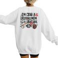 I'm Not A Regular Mom I'm A Baseball Mom Mother's Day Women's Sweatshirt Back Print