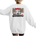 Mom Of Ballers Soccer Baseball Mom Soccer Baseball Mother Women's Sweatshirt Back Print Mom Of Ballers Soccer Baseball Mom Soccer Baseball Mother Women's Sweatshirt Back Print