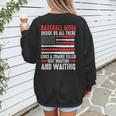 Baseball Mom Inside Us All There Lives a Zombie Sport Women's Sweatshirt Back Print Baseball Mom Inside Us All There Lives a Zombie Sport Women's Sweatshirt Back Print
