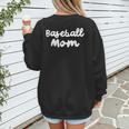 Baseball Mom Retro Women's Sweatshirt Back Print