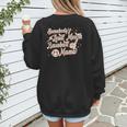 Baseball Mom Somebody's Loud Mouth Baseball Mama Women's Sweatshirt Back Print