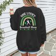 Baseball Mom St Patrick's Day Irish Shamrock Sports Women's Sweatshirt Back Print Baseball Mom St Patrick's Day Irish Shamrock Sports Women's Sweatshirt Back Print