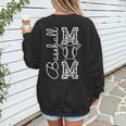 Baseball Mom Tee Leopard Mother's Day Grandma Women's Sweatshirt Back Print Baseball Mom Tee Leopard Mother's Day Grandma Women's Sweatshirt Back Print