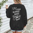 Baseball Mom Tees Moms Against Baseball Pants Women's Sweatshirt Back Print