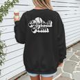Baseball Mom Vintage Team Swag Women's Sweatshirt Back Print Baseball Mom Vintage Team Swag Women's Sweatshirt Back Print