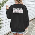 Cute Sports Baseball Mom Game Day Women's Sweatshirt Back Print Cute Sports Baseball Mom Game Day Women's Sweatshirt Back Print