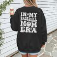 Family Mama In My Baseball Mom Era Women's Sweatshirt Back Print Family Mama In My Baseball Mom Era Women's Sweatshirt Back Print