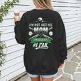 I'm Not Just His Mom I'm His Number 1 Fan Baseball Mommy Women's Sweatshirt Back Print I'm Not Just His Mom I'm His Number 1 Fan Baseball Mommy Women's Sweatshirt Back Print