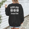 Sideline Social Club Baseball Mom Shirt Women's Sweatshirt Back Print Sideline Social Club Baseball Mom Shirt Women's Sweatshirt Back Print