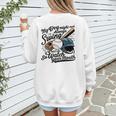 Baseball Mom My Boy Might Not Always Swing But I Do Women's Sweatshirt Back Print