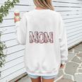 Baseball Mom Cute Baseball Mama Proud Senior Baseball Player Premium Women's Sweatshirt Back Print