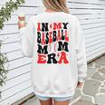 In My Baseball Mom Era Groovy Mom Women's Sweatshirt Back Print In My Baseball Mom Era Groovy Mom Women's Sweatshirt Back Print