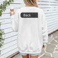 Baseball Mom Era Women's Sweatshirt Back Print Baseball Mom Era Women's Sweatshirt Back Print