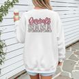 Baseball Mom Pink Baseball Mama Matching Family Daughter Women's Sweatshirt Back Print Baseball Mom Pink Baseball Mama Matching Family Daughter Women's Sweatshirt Back Print