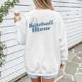 Baseball Mom Team Ball Sports Fan Women's Sweatshirt Back Print
