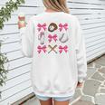 Baseball Nana Era Bows Baseball Mom Women Women's Sweatshirt Back Print Baseball Nana Era Bows Baseball Mom Women Women's Sweatshirt Back Print