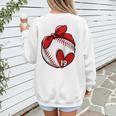 Custom Baseball Mom Number 19 Heart For Mom Mommy Raglan Baseball Tee Women's Sweatshirt Back Print Custom Baseball Mom Number 19 Heart For Mom Mommy Raglan Baseball Tee Women's Sweatshirt Back Print