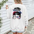 Dominican Baseball Mom Dominican Baseball Girl Women's Sweatshirt Back Print Dominican Baseball Mom Dominican Baseball Girl Women's Sweatshirt Back Print