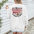 I'm A Baseball Mom Of Course I'm Broke Sport Lover Women's Sweatshirt Back Print