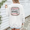 Loud & Proud Baseball Mom Women Women's Sweatshirt Back Print Loud & Proud Baseball Mom Women Women's Sweatshirt Back Print