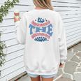 Spring 2024 Season Cute Baseball Mom It Is The Season Women's Sweatshirt Back Print Spring 2024 Season Cute Baseball Mom It Is The Season Women's Sweatshirt Back Print