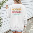 When A Mother Signs Child Up For Baseball Baseball Mom Premium Women's Sweatshirt Back Print
