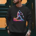 Tie Dye Baseball Dad Fathers Day Men Sweatshirt