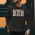 Vintage Baseball Dad Men Sweatshirt