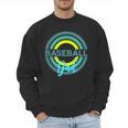 Baseball Dad With Modern Baseball Circles Men Sweatshirt Baseball Dad With Modern Baseball Circles Men Sweatshirt
